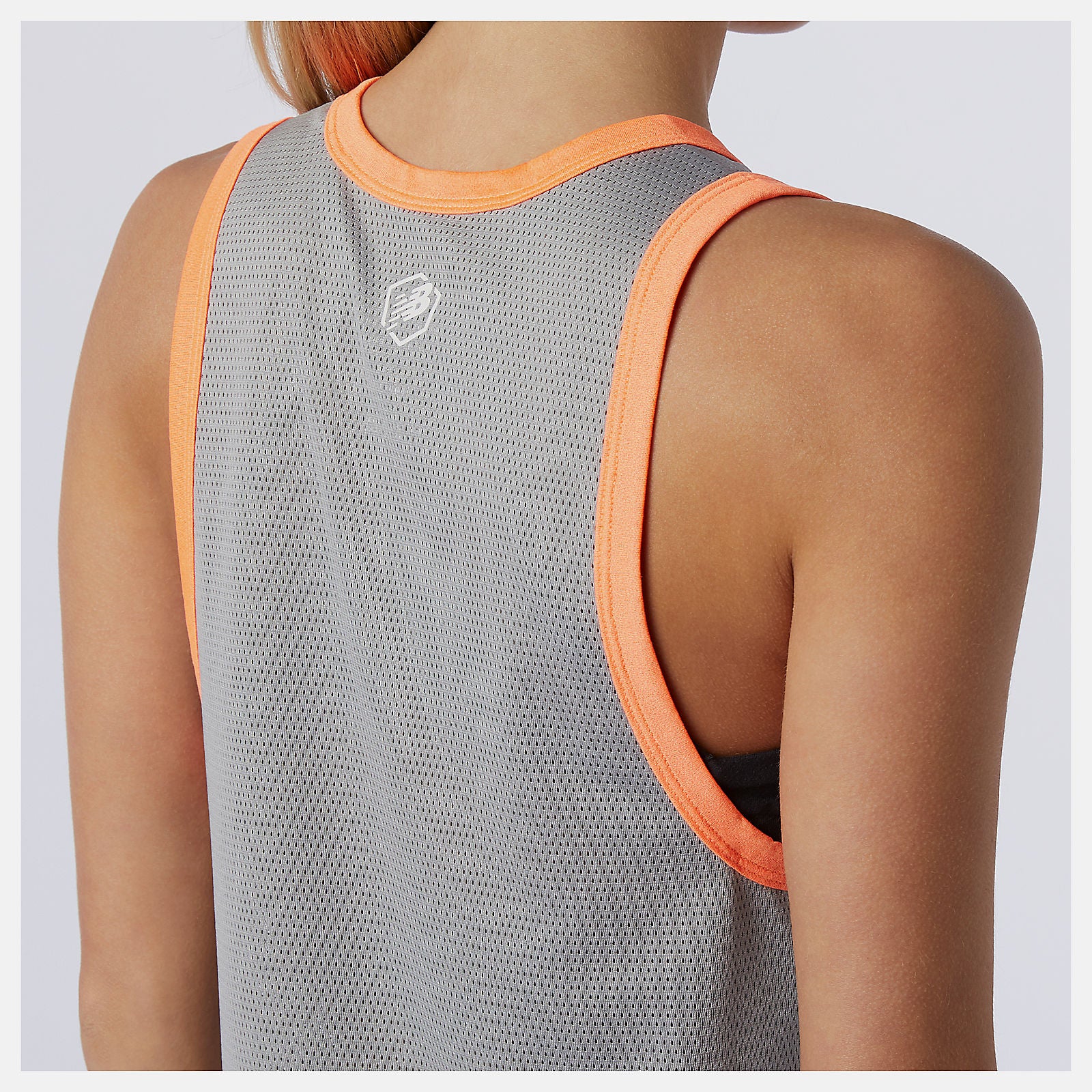 Athletic Grey Heather Printed Fast Flight Tank / New Balance Women