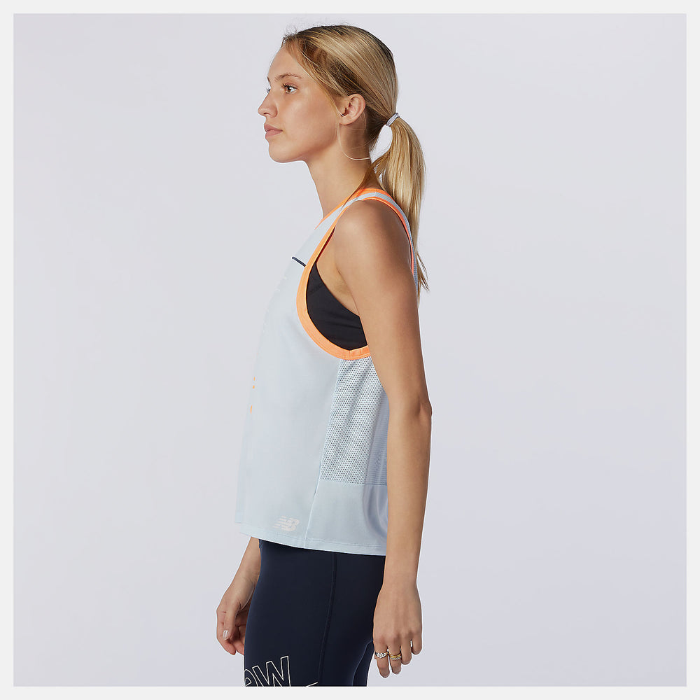 Uv Glo Printed Fast Flight Tank / New Balance Women