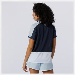 Eclipse Printed Fast Flight Short Sleeve Top / New Balance Women