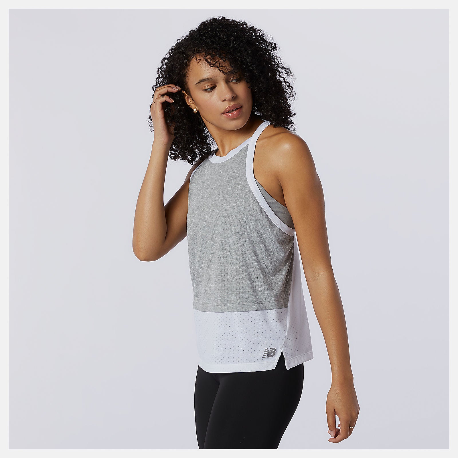Athletic Grey Impact Run Hybrid Tank / New Balance Women