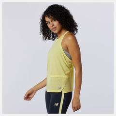 Yellow Impact Run Hybrid Tank / New Balance Women
