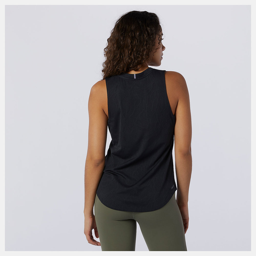 Black Q Speed Fuel Jacquard Tank / New Balance Women