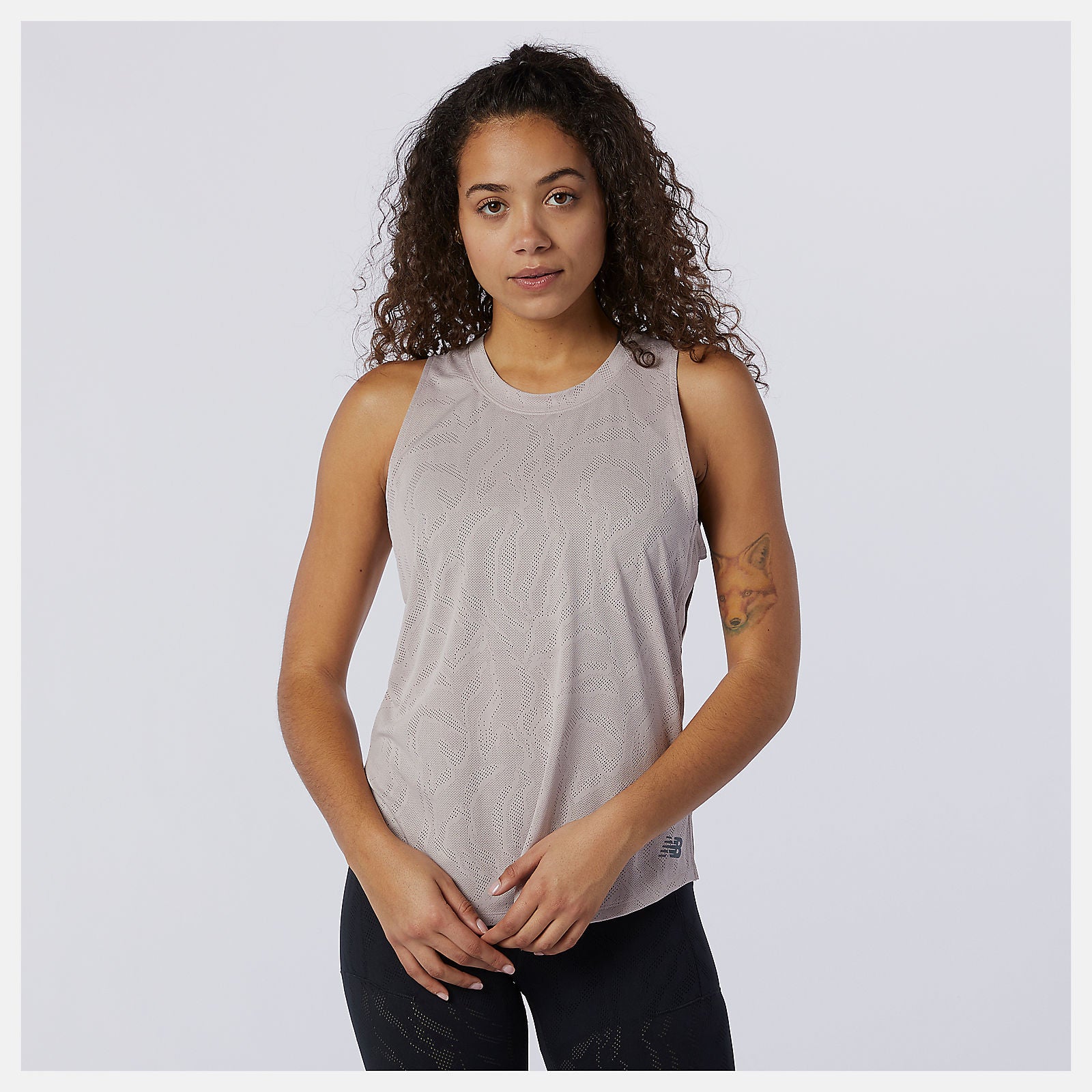 Logwood Q Speed Fuel Jacquard Tank / New Balance Women
