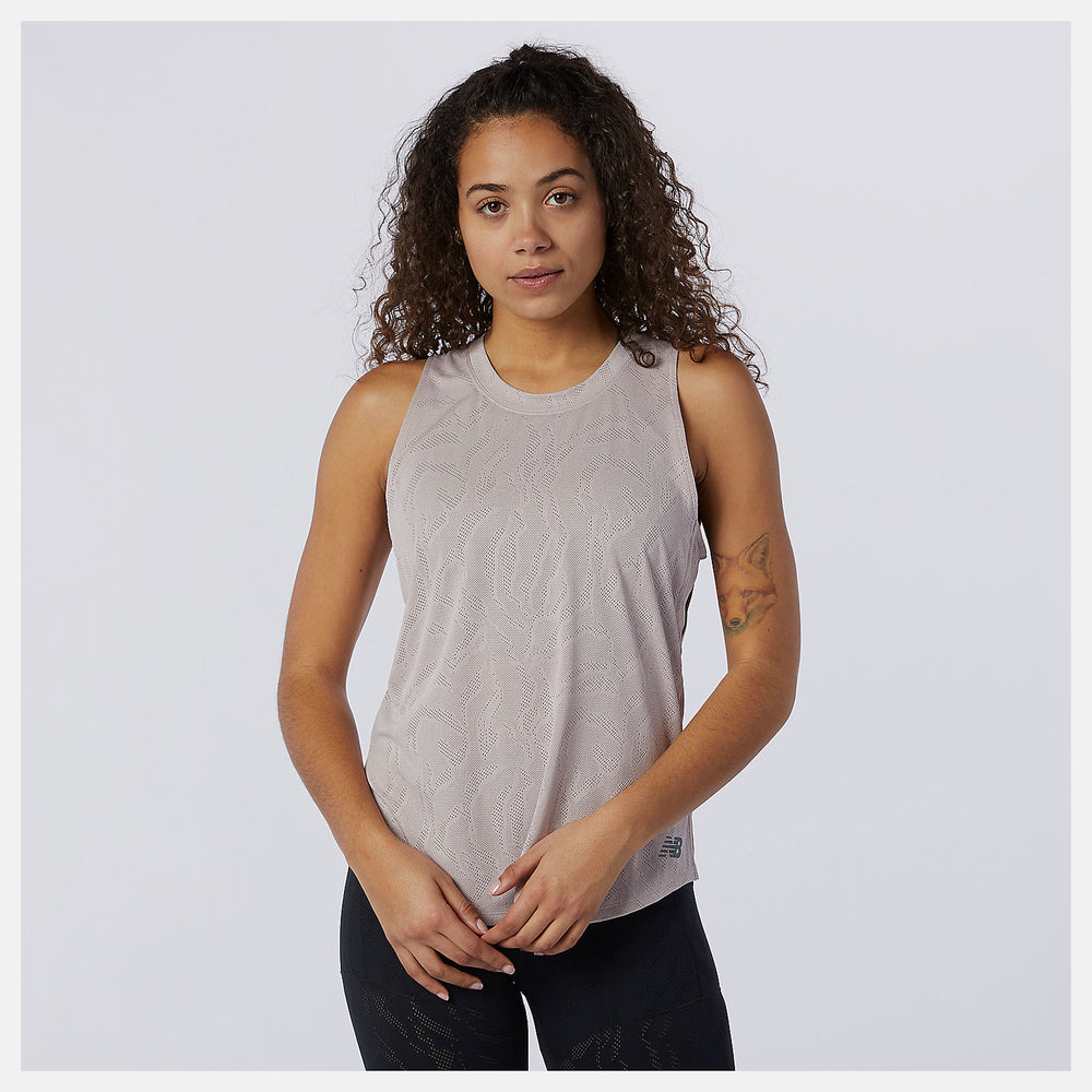 Logwood Q Speed Fuel Jacquard Tank / New Balance Women