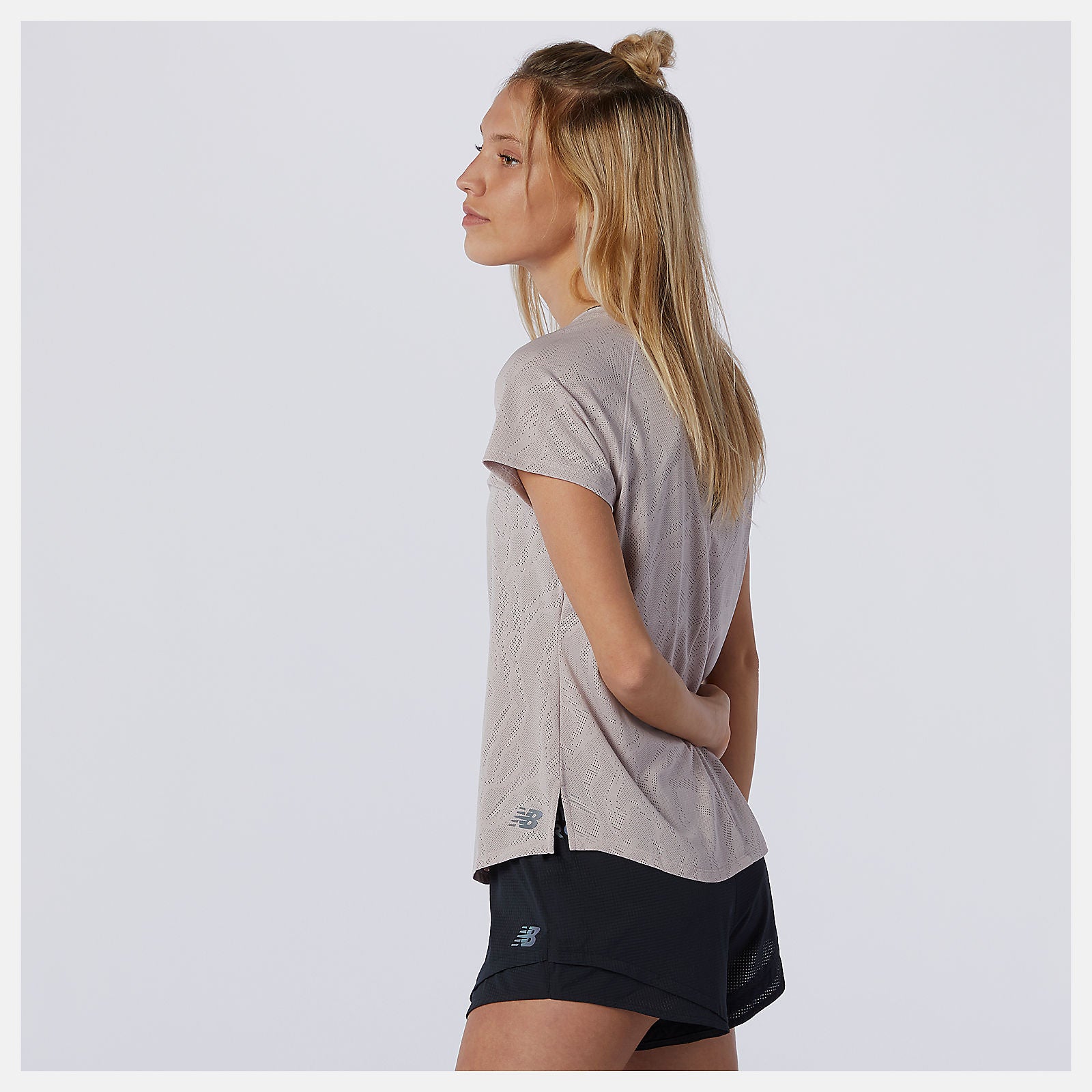 Logwood Q Speed Fuel Jacquard Short Sleeve / New Balance Women
