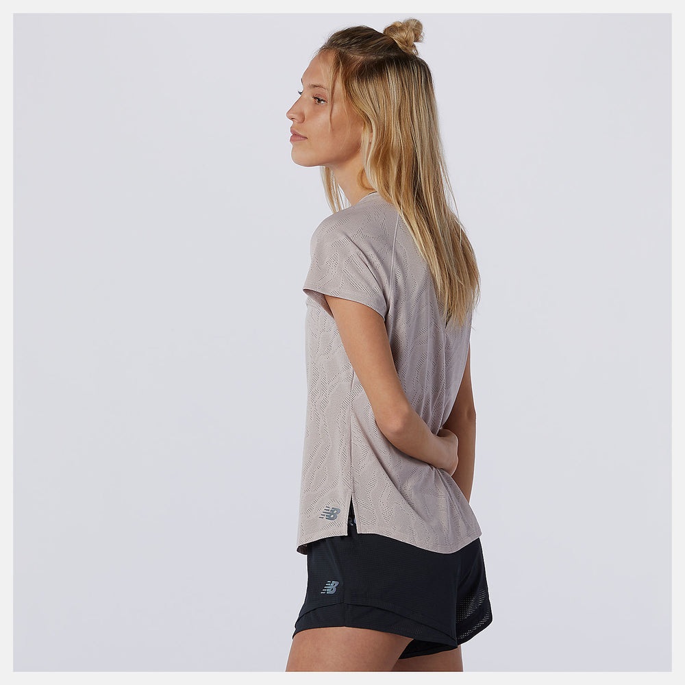 Logwood Q Speed Fuel Jacquard Short Sleeve / New Balance Women