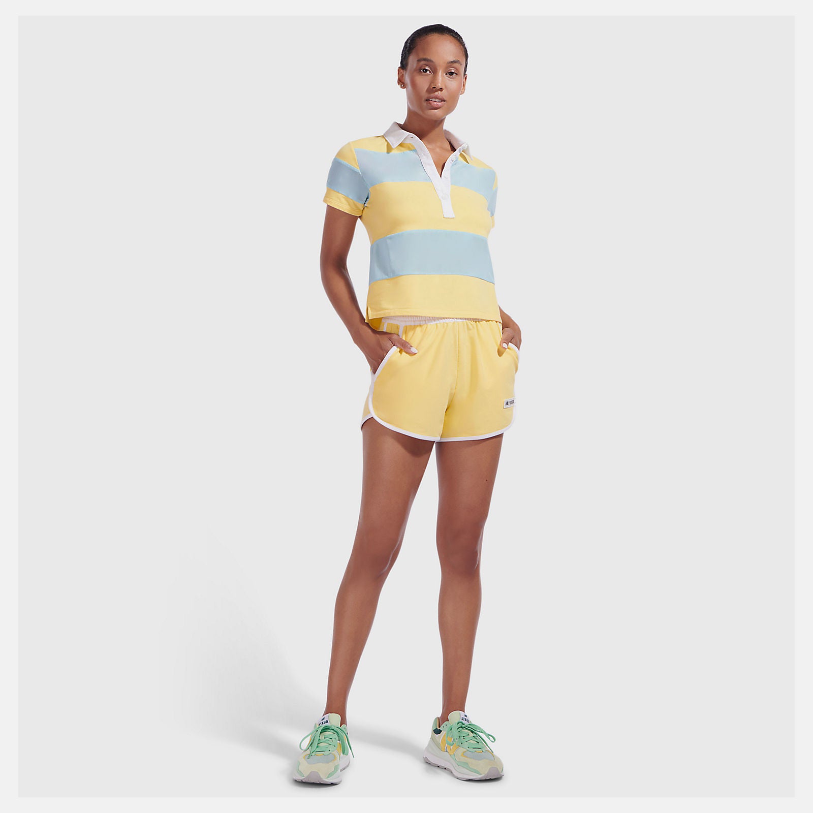 Yellow NB x Staud Polo / New Balance Women