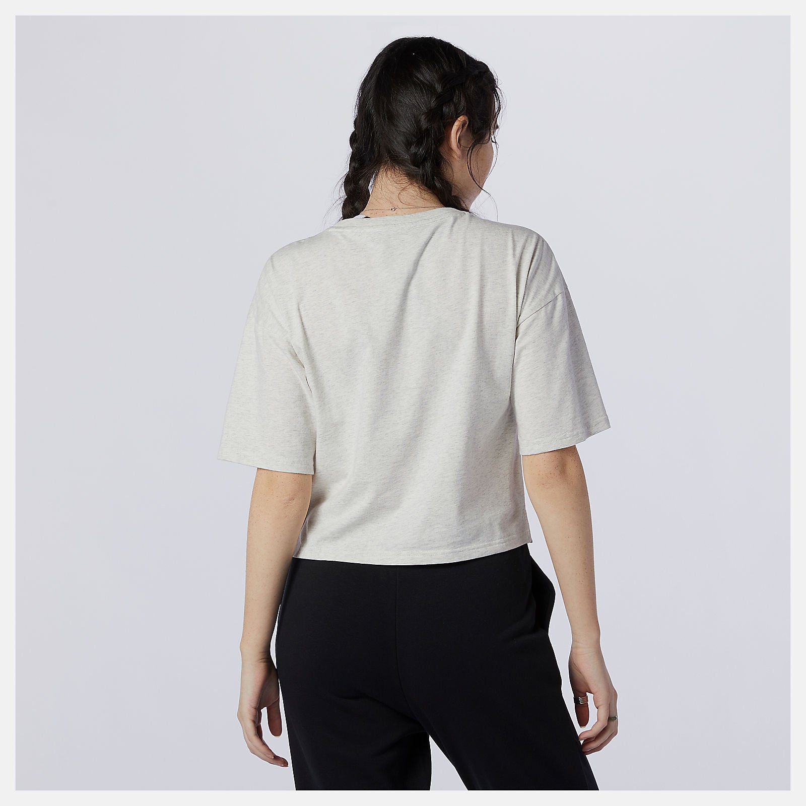 Sea Salt Heather NB Essentials Field Day Boxy Tee / New Balance Women