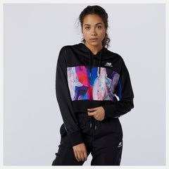 Black/Magnet NB Athletics Erin Loree Half-zip Hoodie / New Balance Women