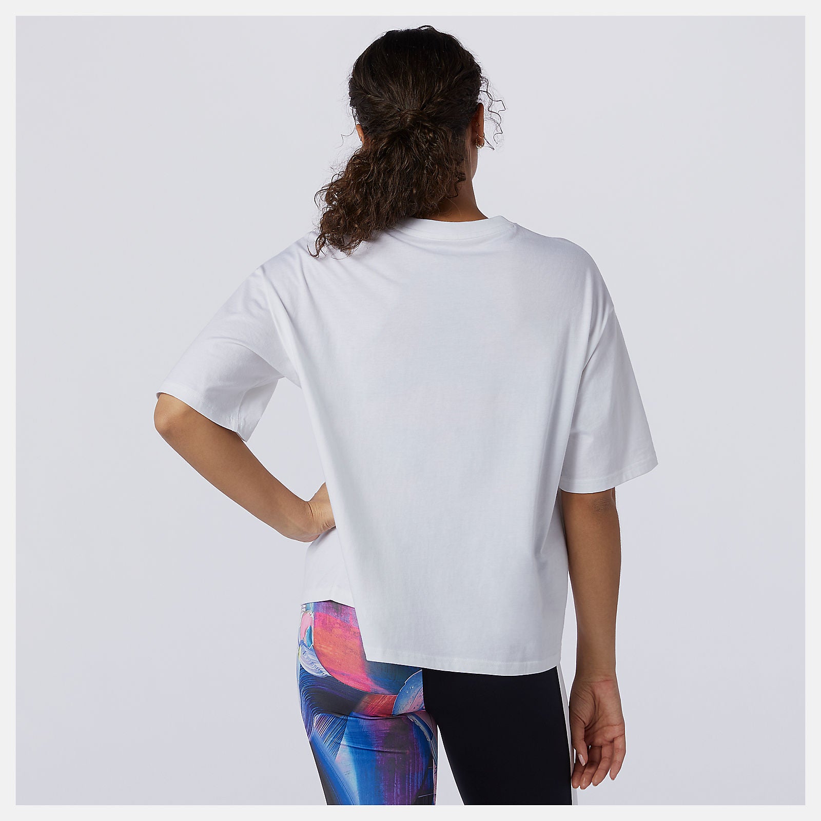 White NB Athletics Erin Loree Graphic Tee / New Balance Women