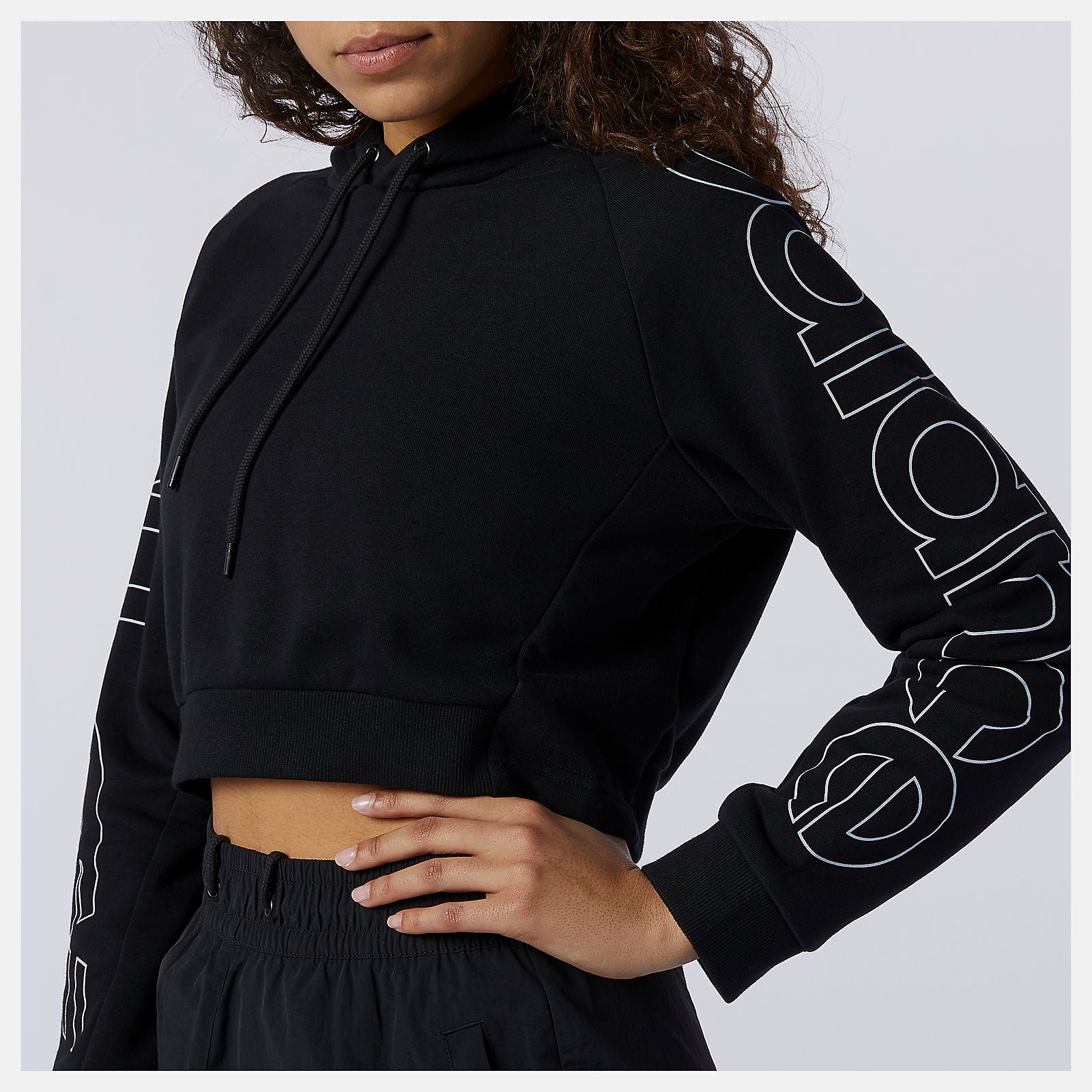 Black Sport Style Optiks Hoodie / New Balance Women