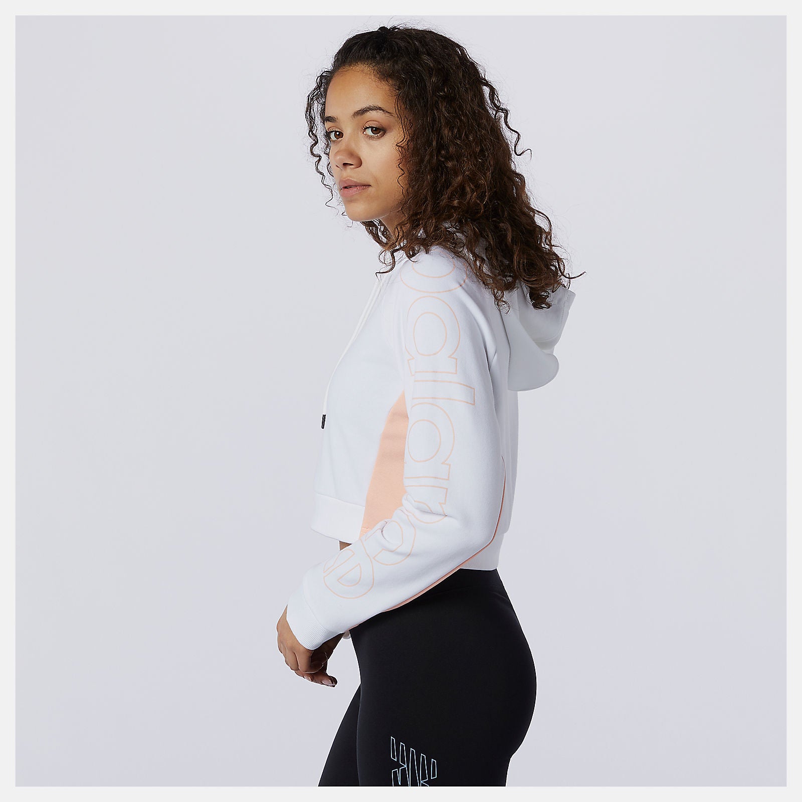 White Sport Style Optiks Hoodie / New Balance Women