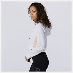 White Sport Style Optiks Hoodie / New Balance Women