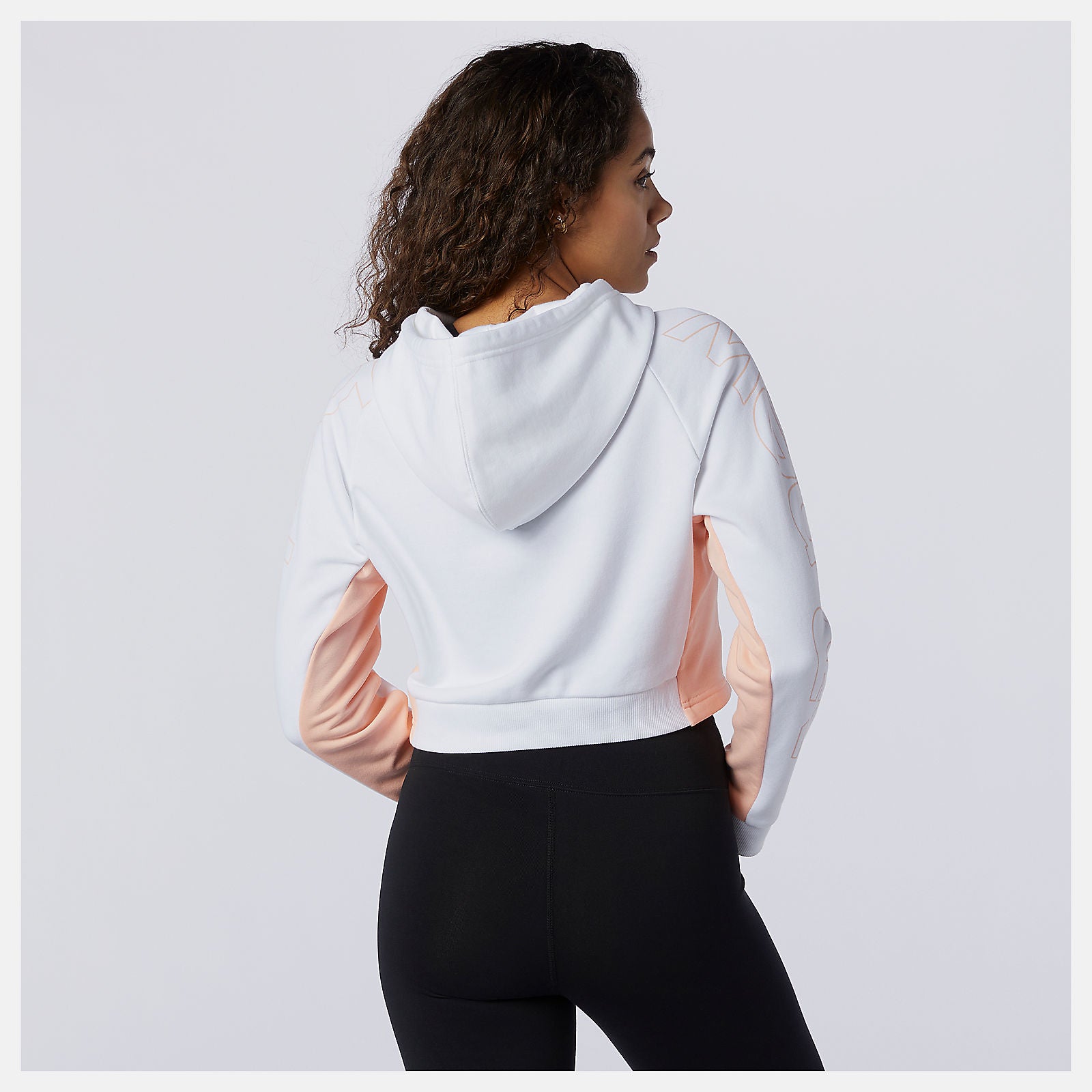 White Sport Style Optiks Hoodie / New Balance Women