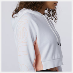 White Sport Style Optiks Hoodie / New Balance Women