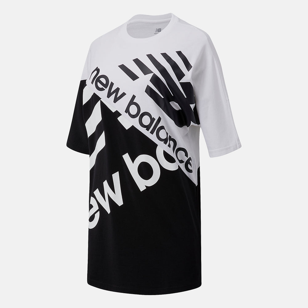 Black/Magnet NB Athletics Splice Tunic Tee / New Balance Women