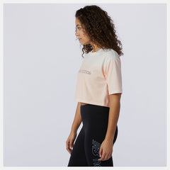 Cloud Pink Sport Style Optiks Gradient Spray Tee / New Balance Women