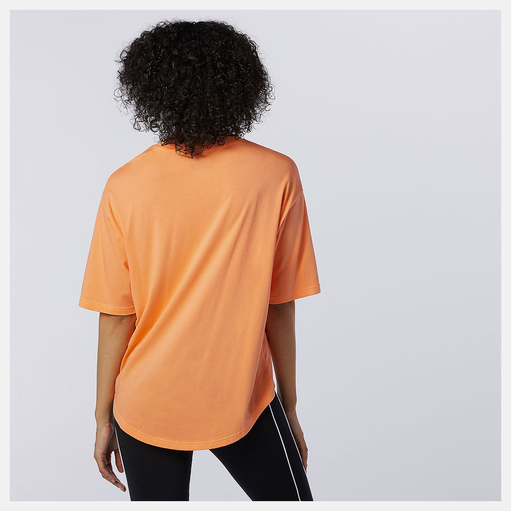 Citrus Punch NB Athletics Collide Short Sleeve Tee / New Balance Women