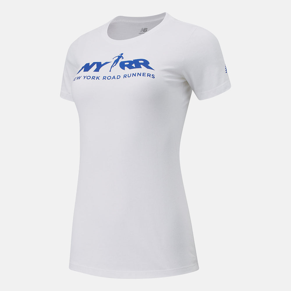 White RFL Graphic Short Sleeve / New Balance Women