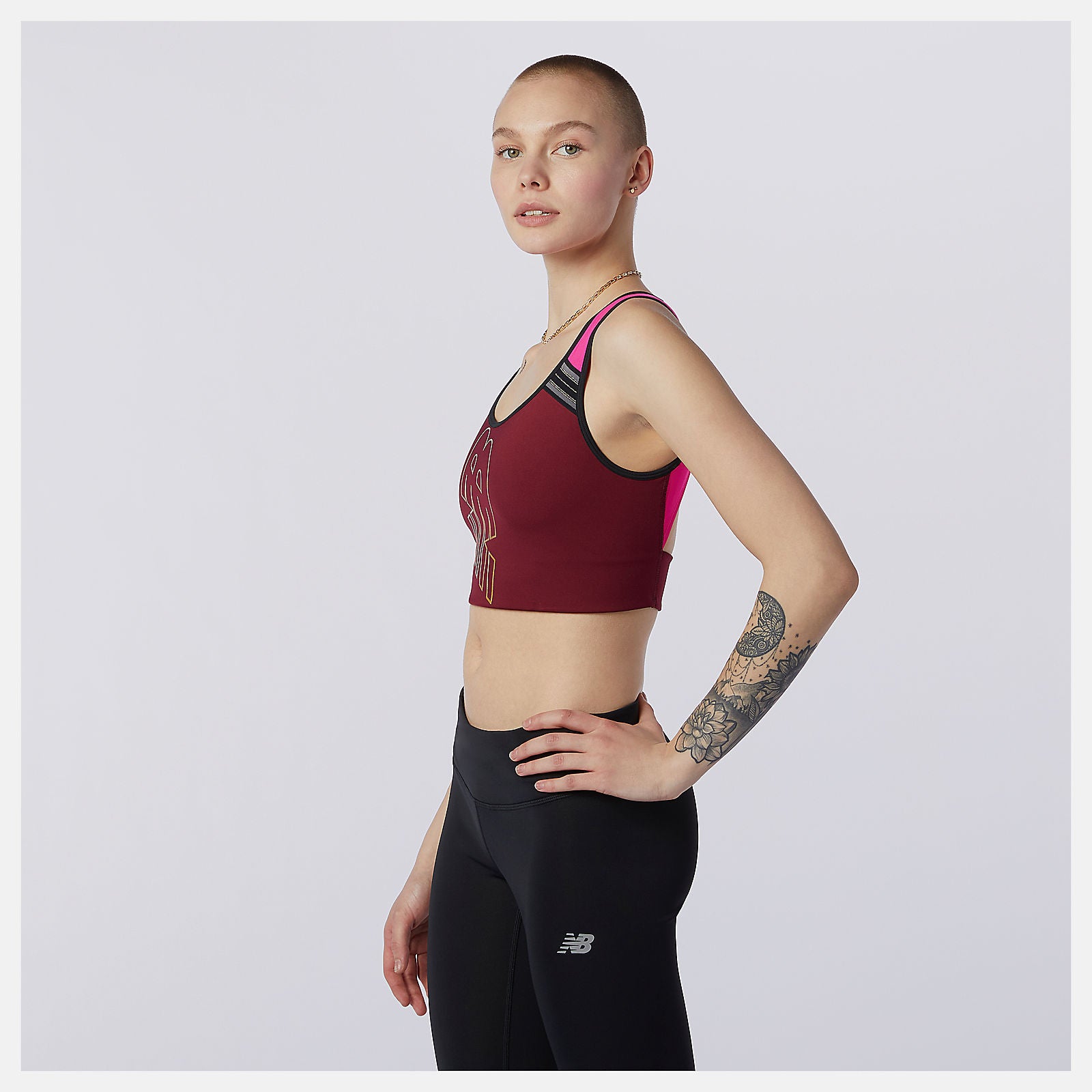 Garnet Achiever Crop Top / New Balance Women