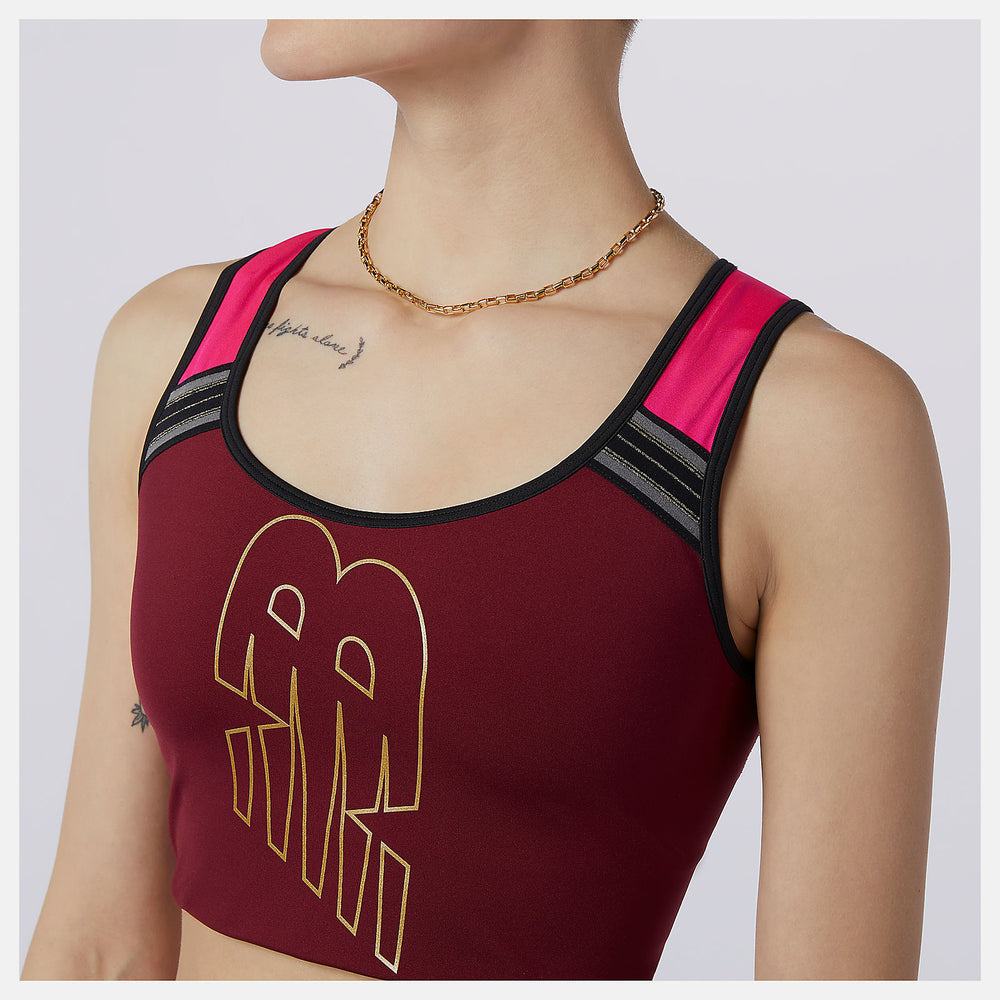 Garnet Achiever Crop Top / New Balance Women