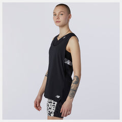 Black Relentless Sweat Tank / New Balance Women