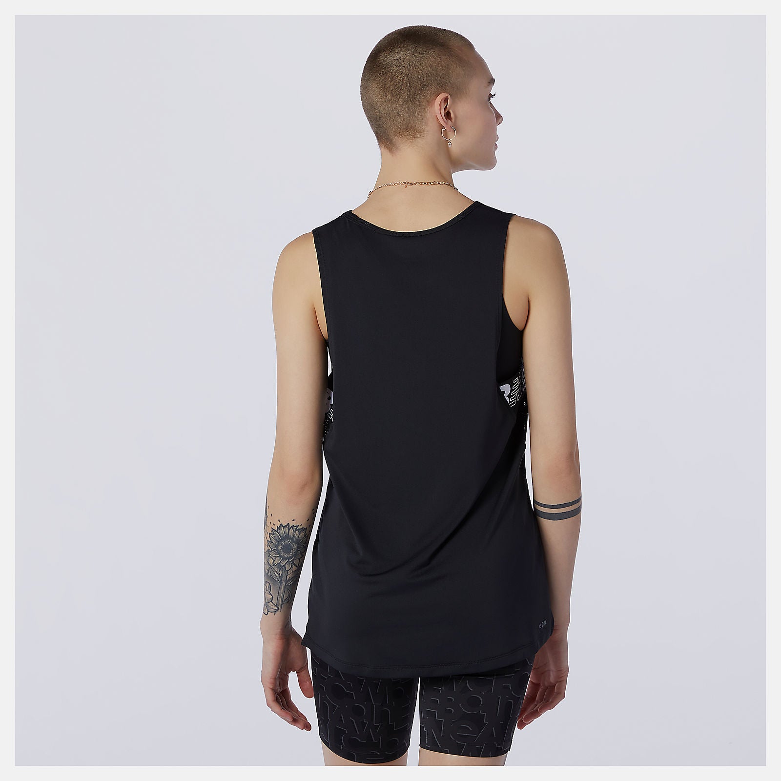 Black Relentless Sweat Tank / New Balance Women