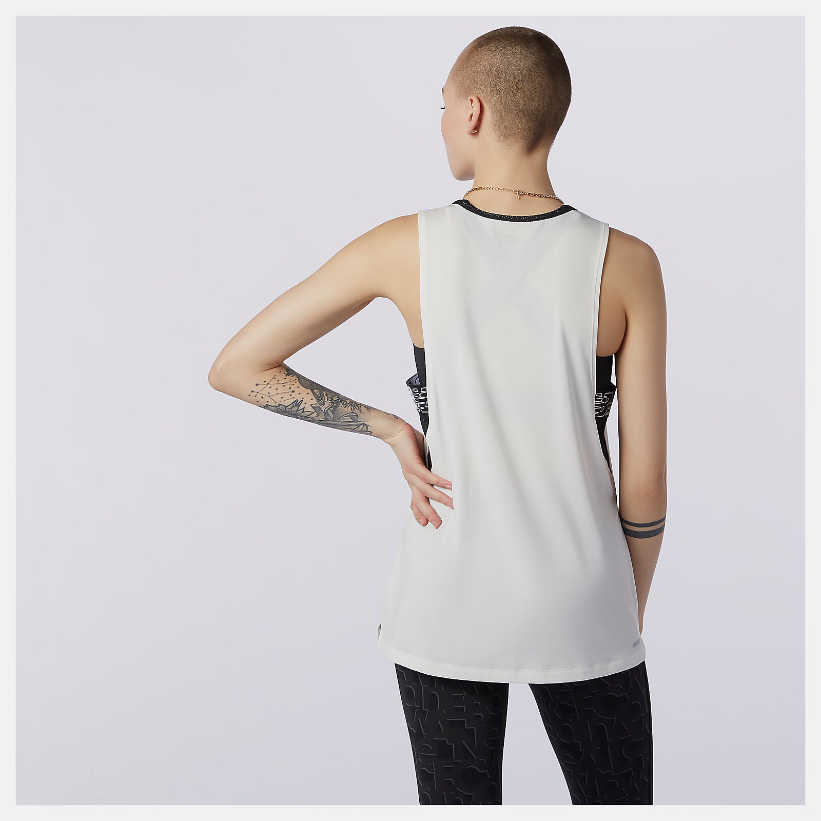 Sea Salt Relentless Sweat Tank / New Balance Women