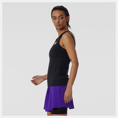 Black Tournament Keyhole Tank / New Balance Women