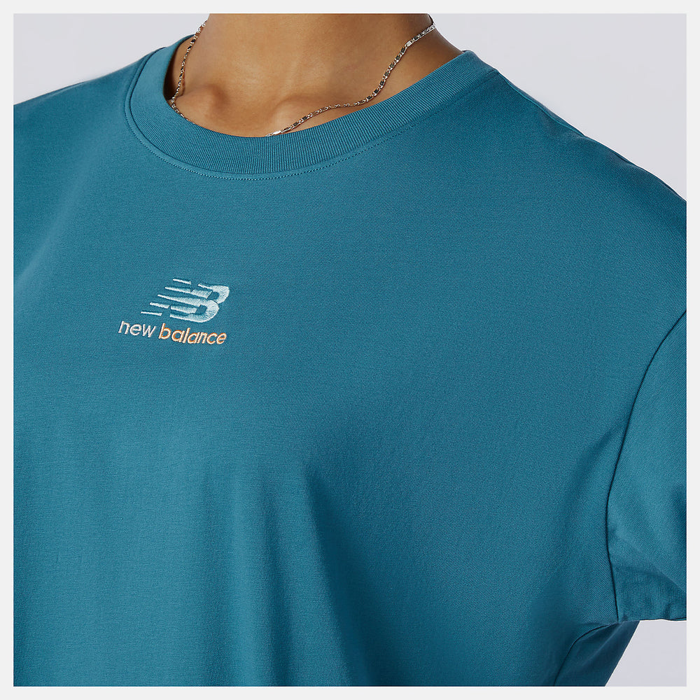Sea NB Athletics Higher Learning Graphic Tee / New Balance Women