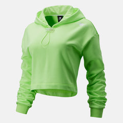 Bleached Lime Glo NB Essentials NBX Hoodie / New Balance Women