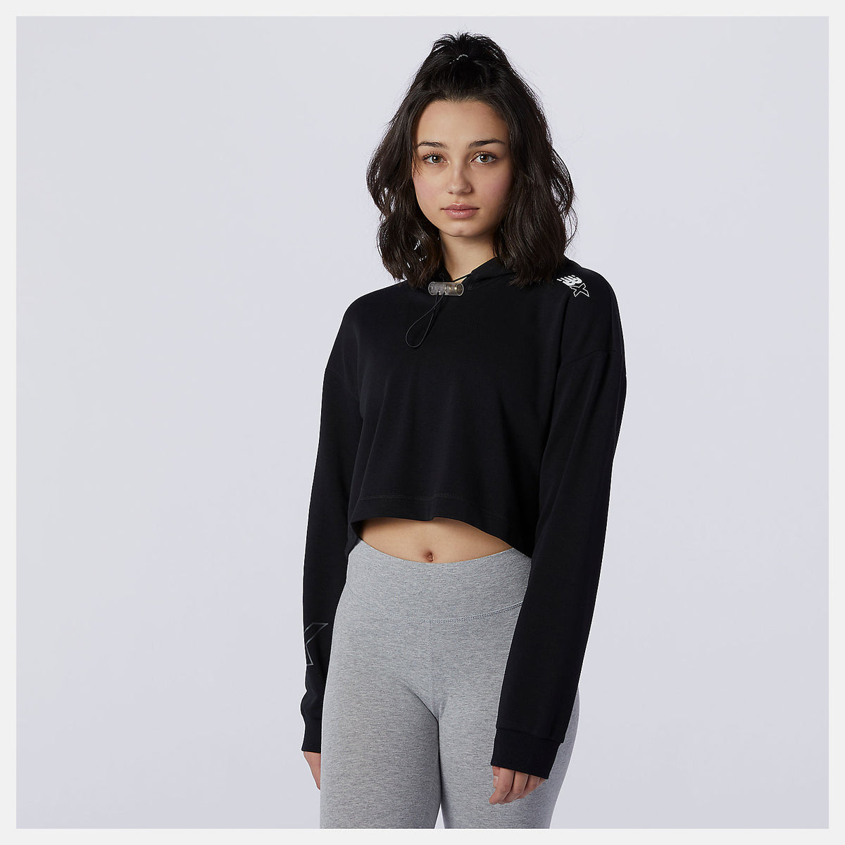 Black NB Essentials NBX Hoodie / New Balance Women