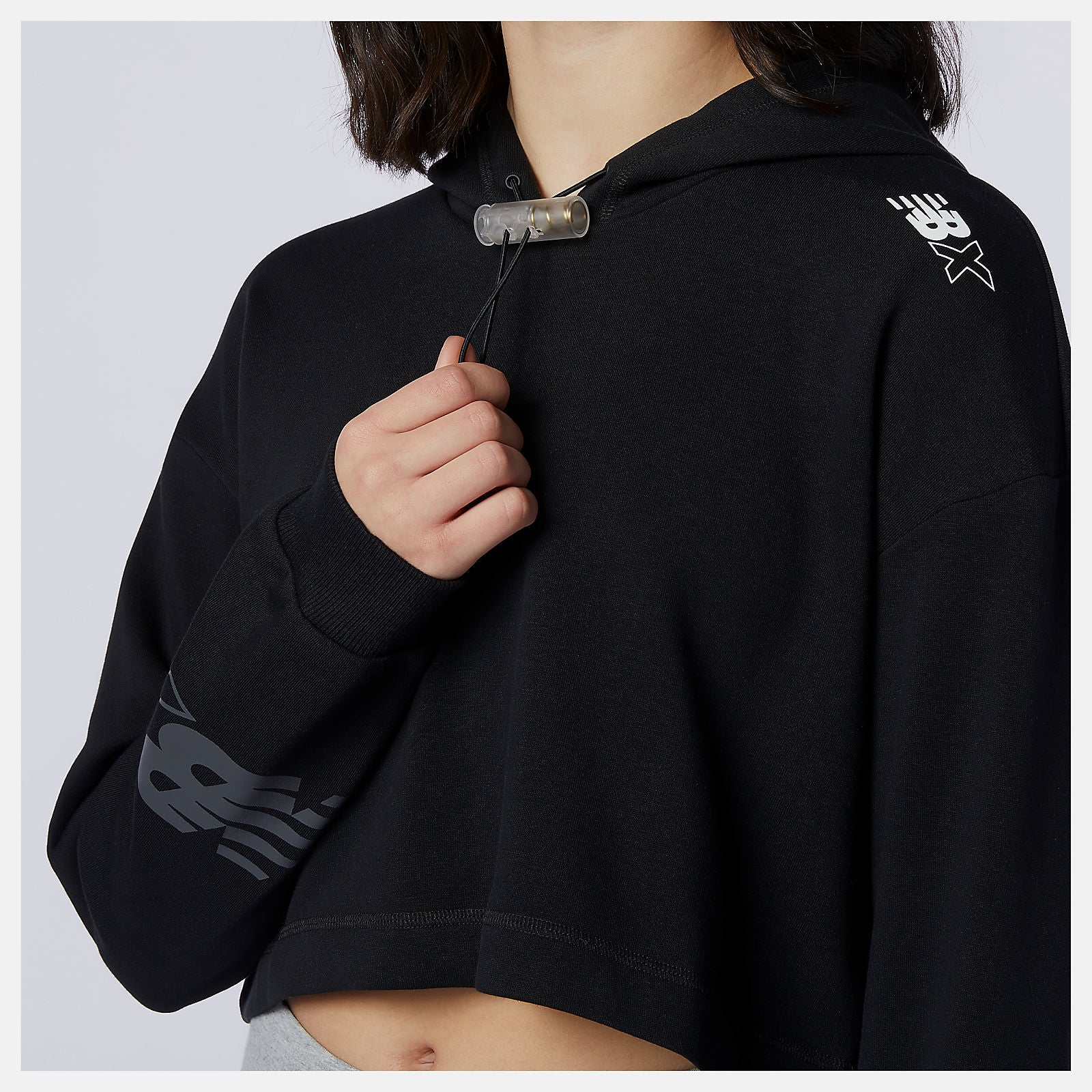 Black NB Essentials NBX Hoodie / New Balance Women