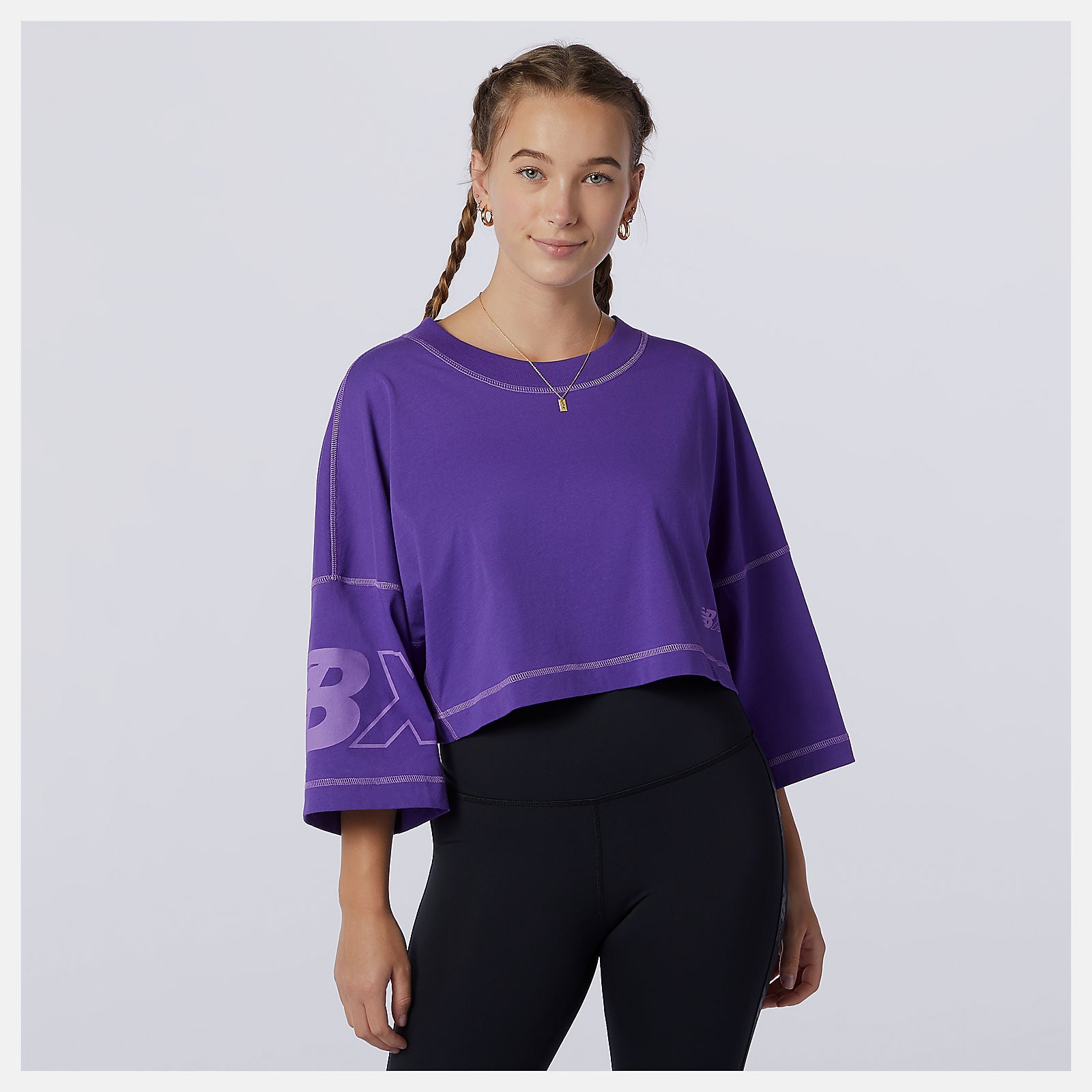 Prism Purple NB Essentials NBX Graphic Tee 2 / New Balance Women