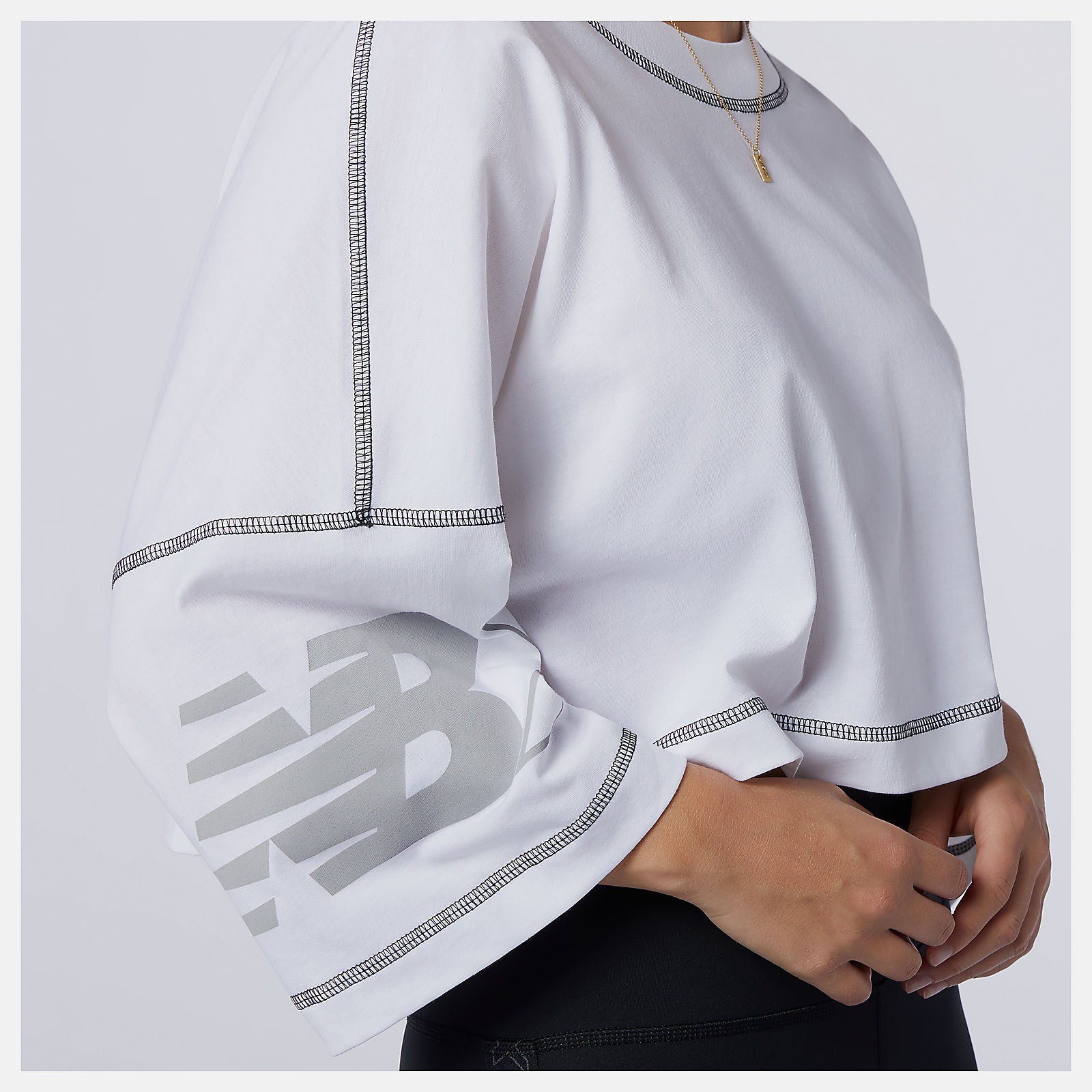 White NB Essentials NBX Graphic Tee 2 / New Balance Women