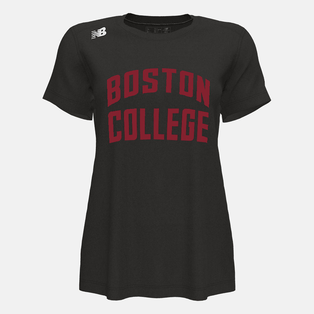 Team Black NB Short Sleeve Tech Tee(Boston College) / New Balance Women