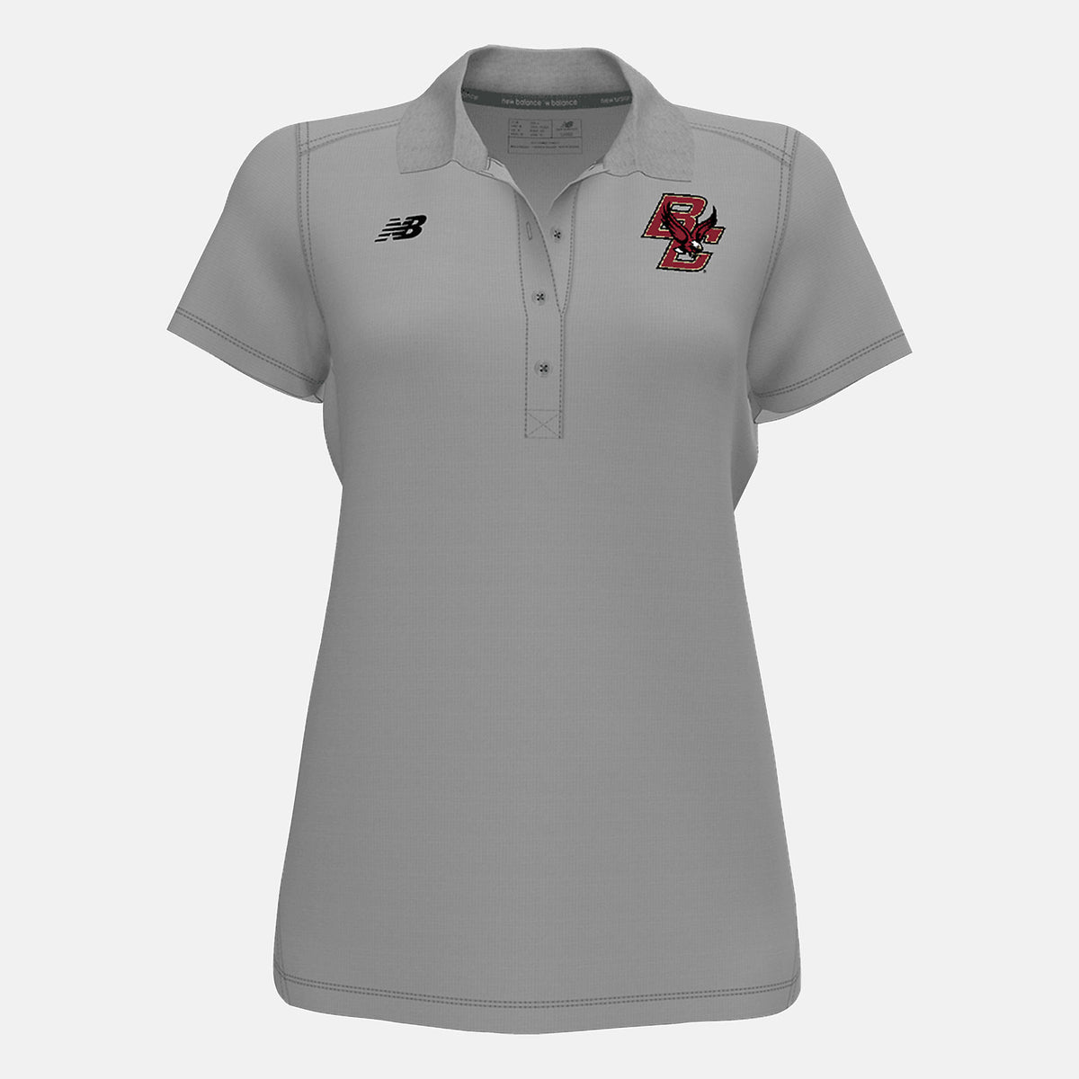 Light Grey Tech Polo(Boston College) / New Balance Women