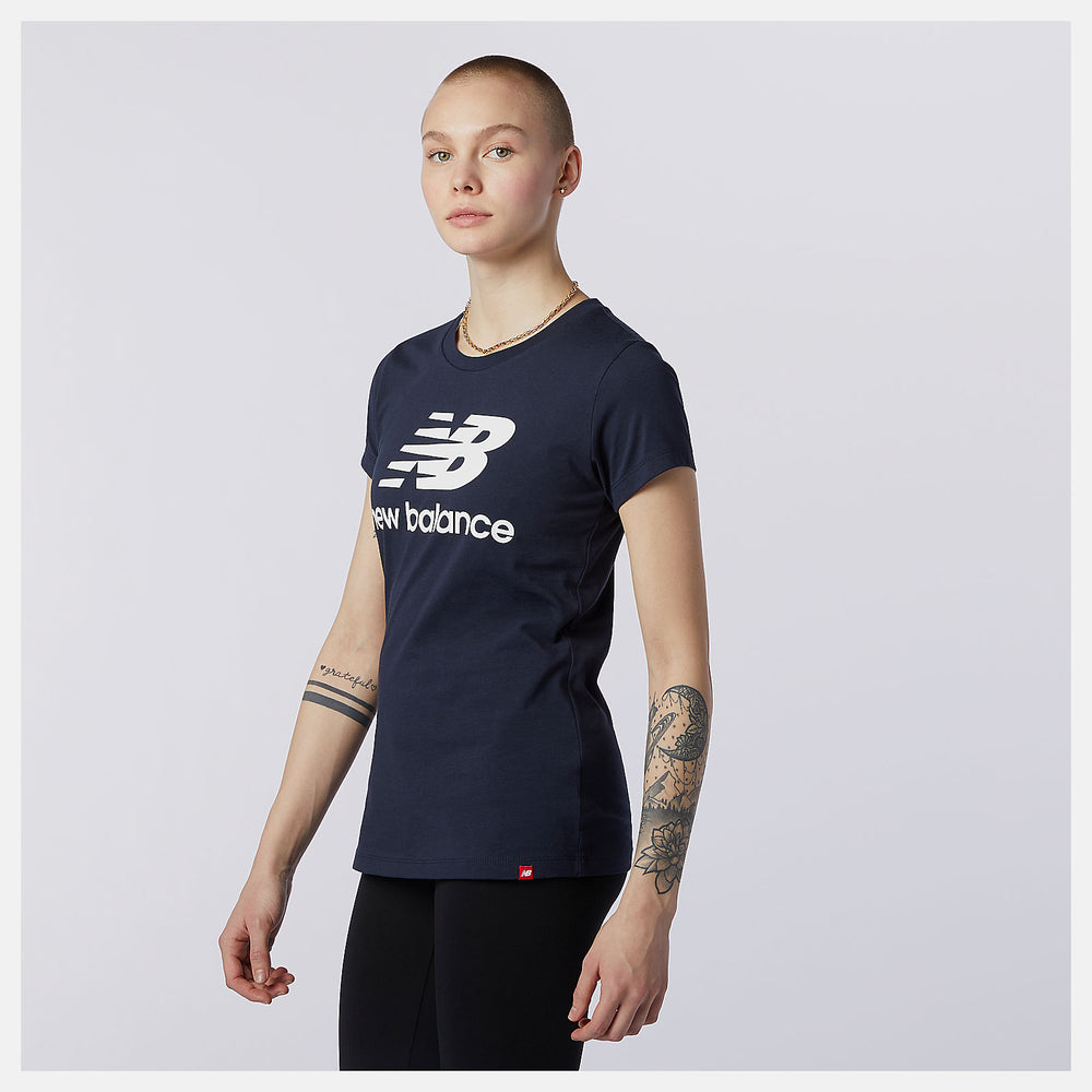Eclipse Essentials Stacked Logo Tee / New Balance Women