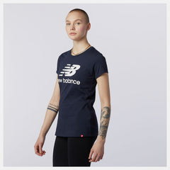 Eclipse Essentials Stacked Logo Tee / New Balance Women