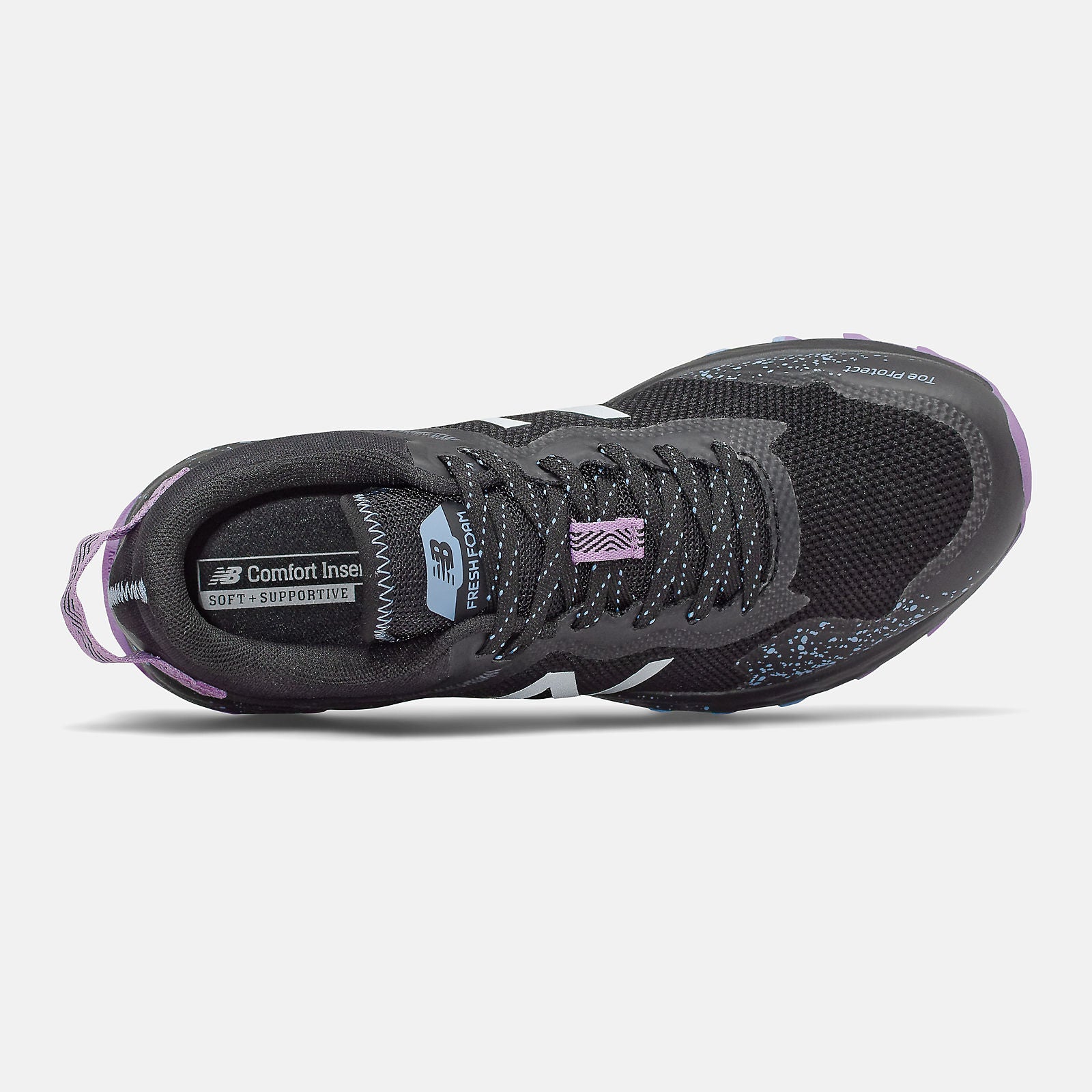 Black/Purple and Neo Violet Fresh Foam Arishi Trail / New Balance Women