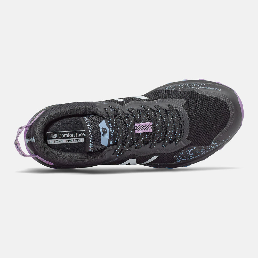 Black/Purple and Neo Violet Fresh Foam Arishi Trail / New Balance Women