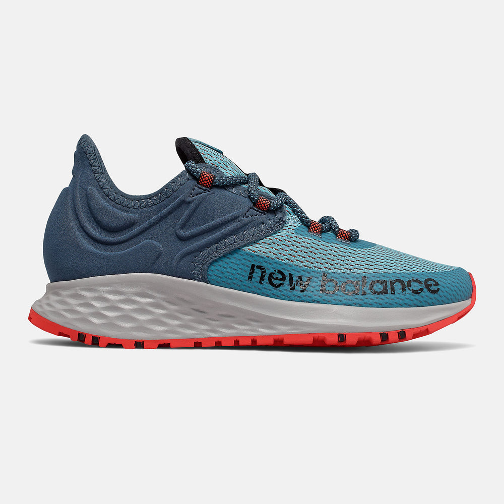 Wax Blue/Stone Blue and Toro Red Fresh Foam Roav Trail / New Balance Women