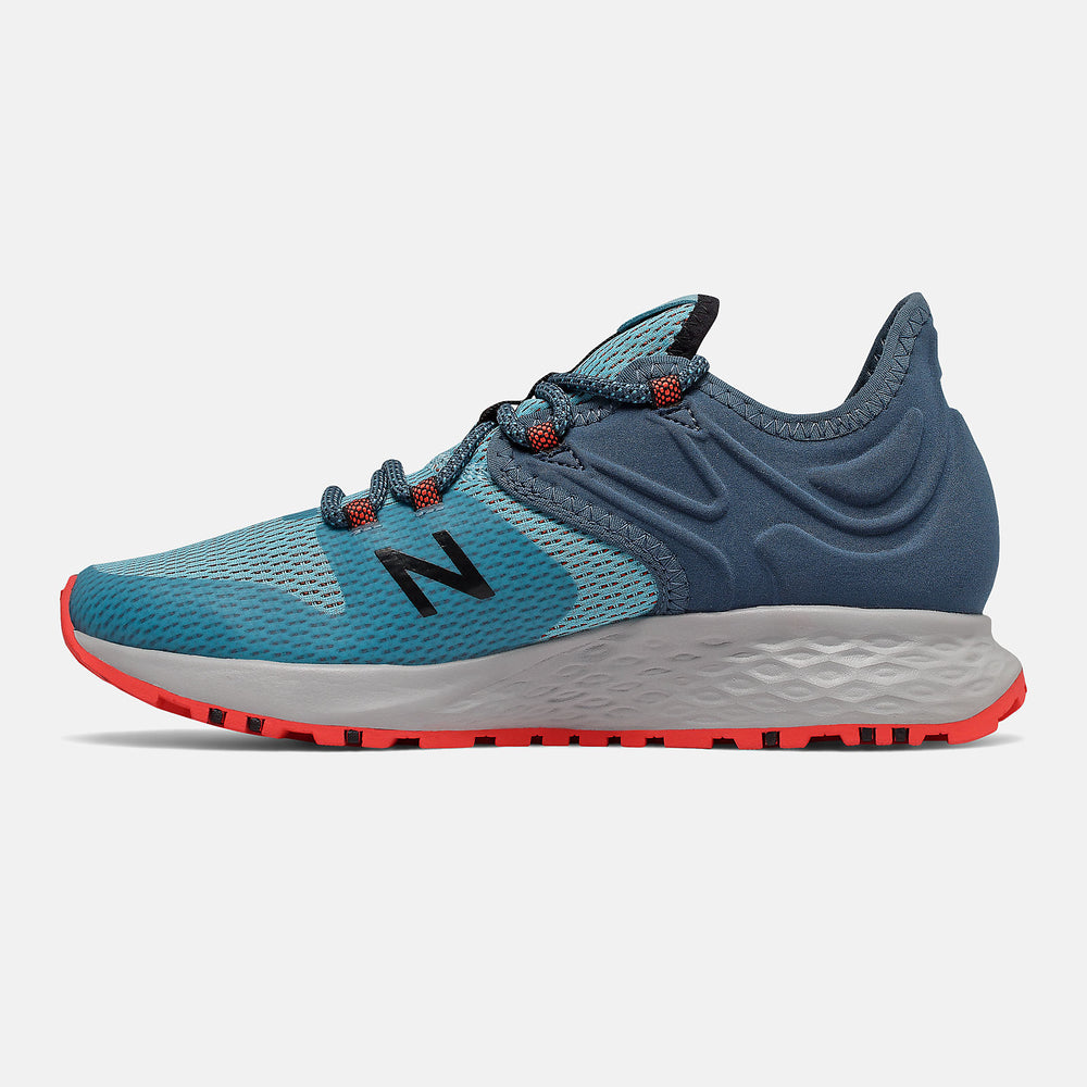 Wax Blue/Stone Blue and Toro Red Fresh Foam Roav Trail / New Balance Women