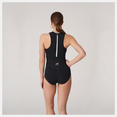 Black Bandier Brief Bodysuit / New Balance Women