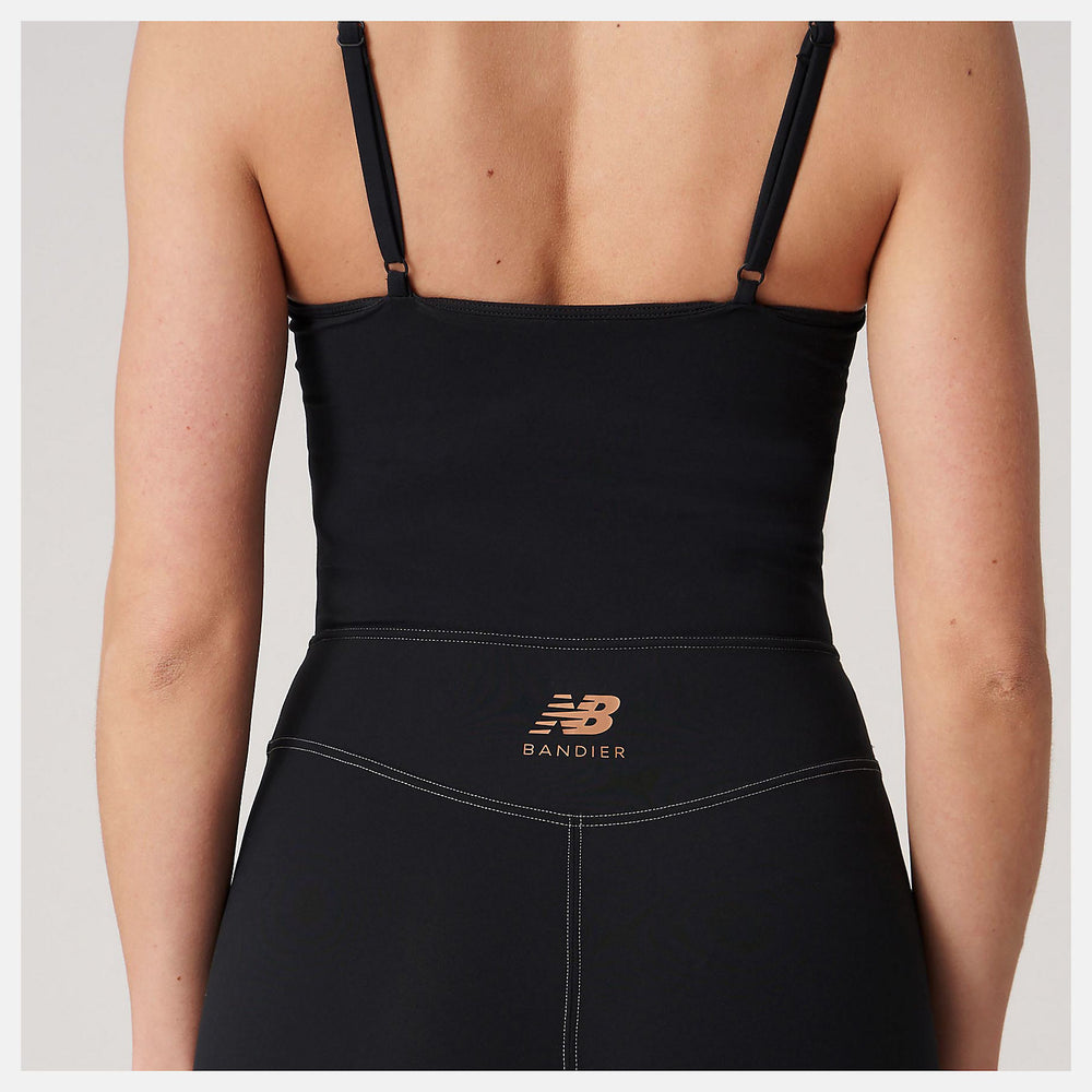 Black Bandier Cami Bodysuit / New Balance Women