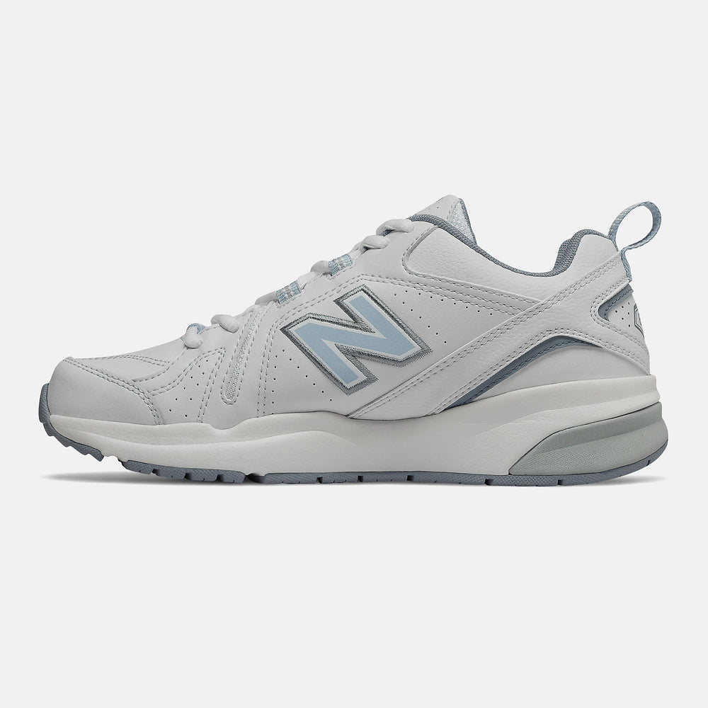 White/Light Blue 608v5 / New Balance Women