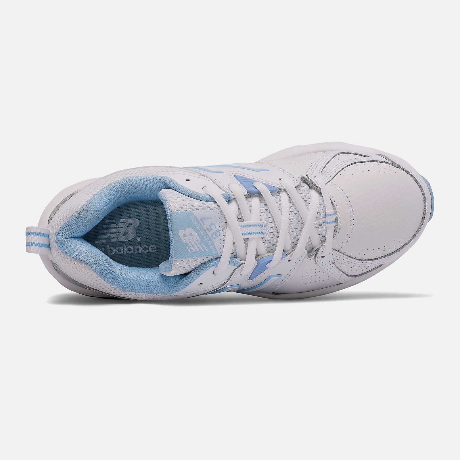 White/Light Blue Women New Balance 857v2 / New Balance Women